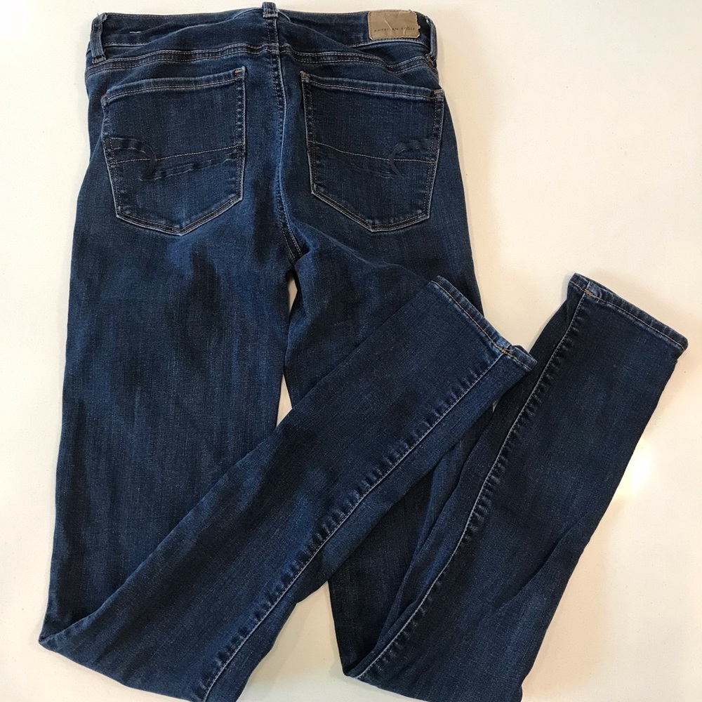 American Eagle high rise skinny - extra long